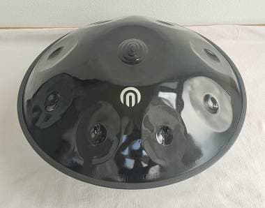 Handpan Arsha Nitrided 9 Note D Kurd (Re Minore) Nero Lucido - Nuovo