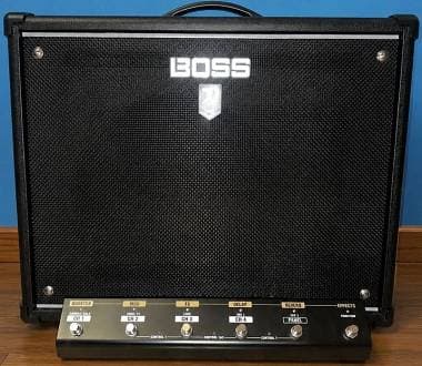 Boss Katana 100 MK2 + GA-FC EX Foot Controller + Cover