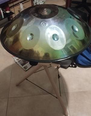 Arsha D Minor Kurd Titanium Rainbow Handpan