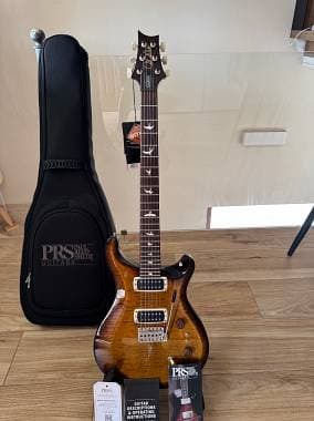 PRS S2 Custom 24-08 Black Amber (Made in USA) Condizioni eccellenti