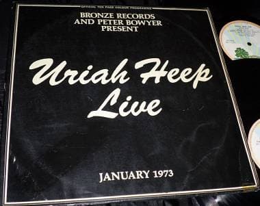 URIAH HEEP - Live January 1973 - 2 x LP / 33 rpm 1973 1° Stampa Italy Island