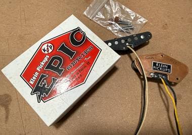 Klein Pickups Epic 1952 Telecaster Set Relic/Aged