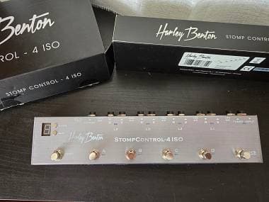 Harley Benton Stomp Control 4 Iso Switcher Looper Alimentatore SCAMBIO PERMUTO
