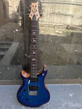 PRS Guitars PRS SE Custom 24 Mancina Blu Brust - Made for Left Hand Players