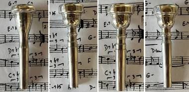 4 bocchini per tromba