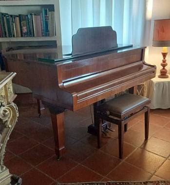Pianoforte a Coda Petrof. Codino . Ottimo Stato in legno di noce. Privato.