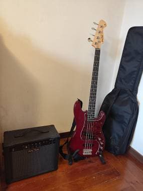 Harley Benton PJ-4 HTR Deluxe Series Set 1 + Supporto