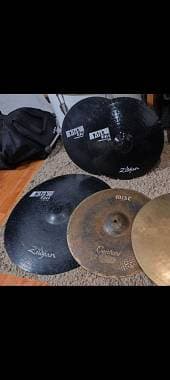 Set piatti batteria economico con custodia Sabian