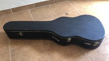 Custodia rigida vintage chitarra classica o acustica