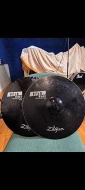 HiHat Zildjian Pitch Black 15 Mastersound