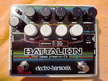Electro Harmonix Battalion Bass Preamp, Comp, OverDrive e DI