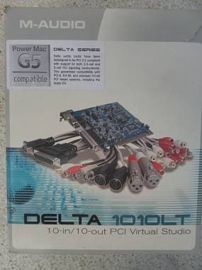 Scheda M-Audio Delta 1010LT PCI 8in 8out con scatola