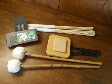 Mallet, fruste, pad da gamba, tip gomma per allenamento in blocco