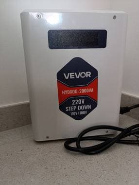 Vevor Alimentatore Step Down 110V/100V