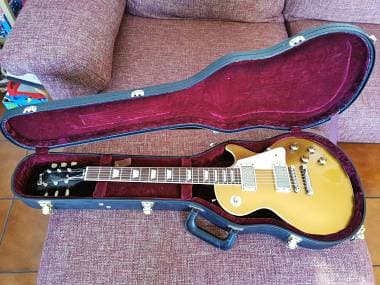 Gibson Custom Shop Les Paul Gold top 57 dark back