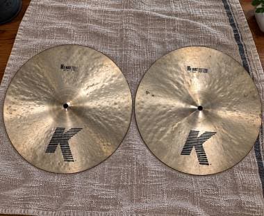 Set piatti Zildjian K Ride 20, Crash 18 e Hi-Hat 14