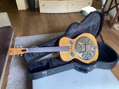 Epiphone Dobro Hound Dog Deluxe - Resofonica Amplificata (Perfetta)