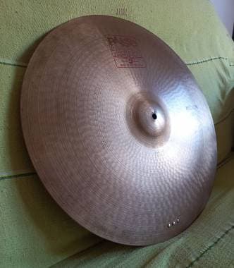 Paiste 2002 Red Label Medium 20 con rivetti, 1985