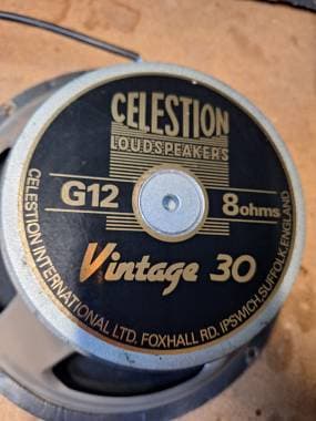 Altoparlante Celestion G 12 Vintage 30 12 pollici 8 Ohm