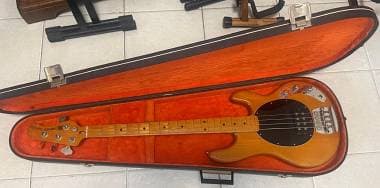 Basso Music Man StingRay 1977 - Natural / Acero Pre-EB