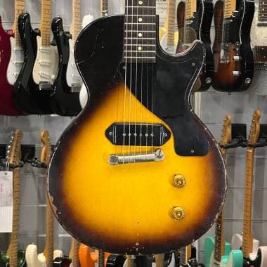 GIBSON - LES PAUL JR JUNIOR 1956 SUNBURST TRUE VINTAGE - Spedizione Gratis