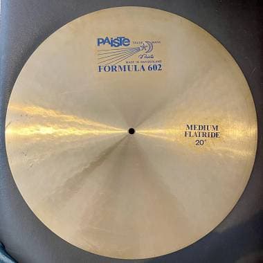 Paiste Formula 602 20 Medium Flat Ride (Raro Blue Label)