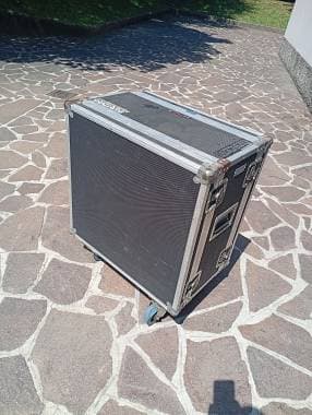 Flight case Rack professionale doppio coperchio