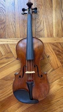 Violino 4/4 restaurato e revisionato completo di custodia e archetto