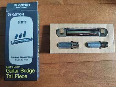 Ponte Gotoh GE103B e Tail Piece GE101Z Chrome Cromato