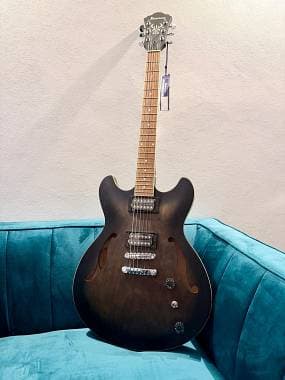 Ibanez Artcore AS53 Transparent Black Flat (TKF) Perfetta!