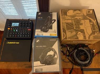 Elektron DIGITAKT 2, Sennheiser HD 25 & 280 pro