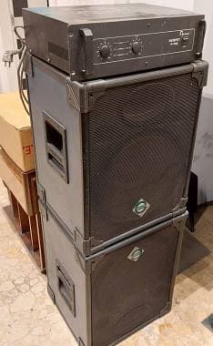 Impianto PA: Finale Thema P-700 MOSFET + 2 Casse Passive Generalmusic