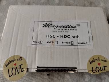 Magnetics pickup neck bridge HSC HDC