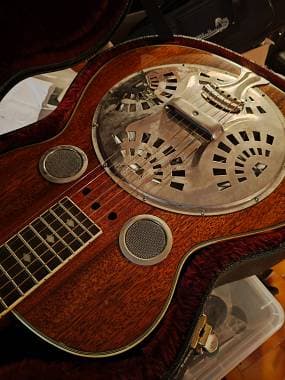 Johnson Dobro Resonator Squareneck Amplificata