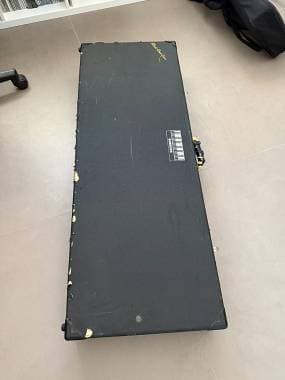 flight case rigido per tastiera 61 tasti black road line