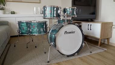 Premier Elite anni '70 - Greenish Blue Wood Grain
