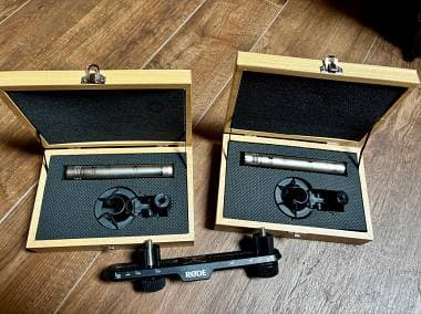 Vendo coppia Microfoni Golden Age Project FC-4 + Rode Stereo Bar SB20