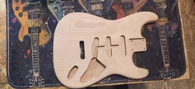 Body corpo stratocaster alder ontano anni 90 (bra)