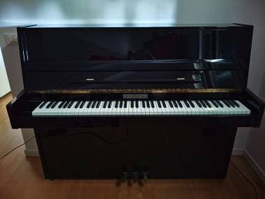 Pianoforte acustico verticale Schulmann - Nero Lucido (Pecar 1988)
