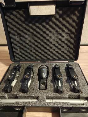 Samson 7KIT - Kit microfoni per batteria (7 microfoni) con valigetta rigida