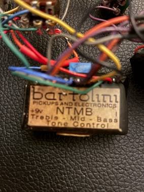 Bartolini Pickups Preamp On Board Bartolini Ntmb