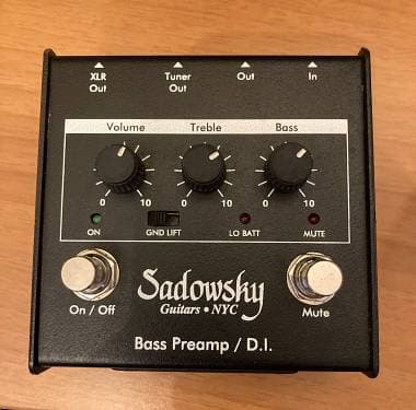 Sadowsky Guitars Sadowsky SBP 1 Bass preamp/DI