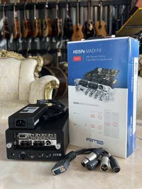 RME HDSPe MADI FX + OWC Mercury Helios 3S Thunderbolt 3