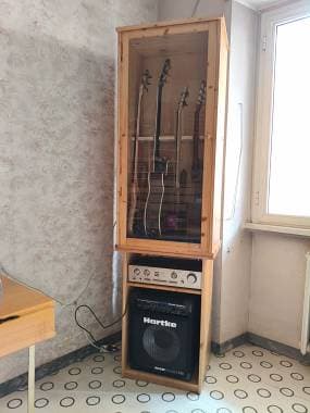 Teca per chitarre/bassi o altro