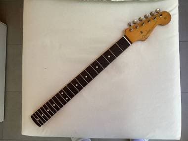 Fender stratocaster st62-55 neck mij japan st-62 1986 tastiera in palissandro