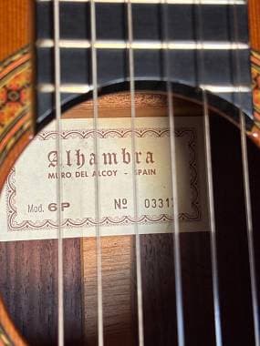 Alhambra 6P chitarra classica