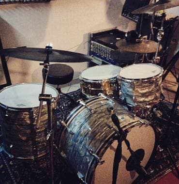 Ludwig Blu sky pearl olive Brand 1978