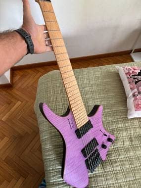 Strandberg Boden Standard NX7 Purple Custom Invader