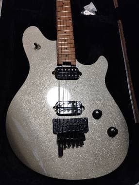 EVH Wolfgang standard silver sparkle