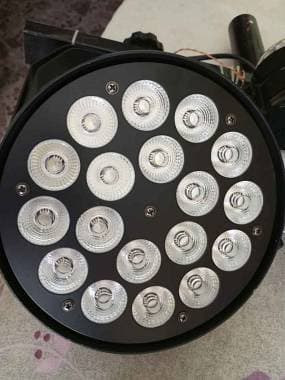 PAR LED DMX RGBW